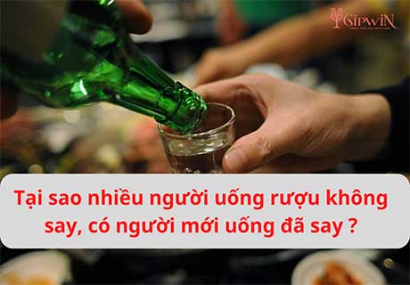 Vì sao uống nhiều rượu lại không say